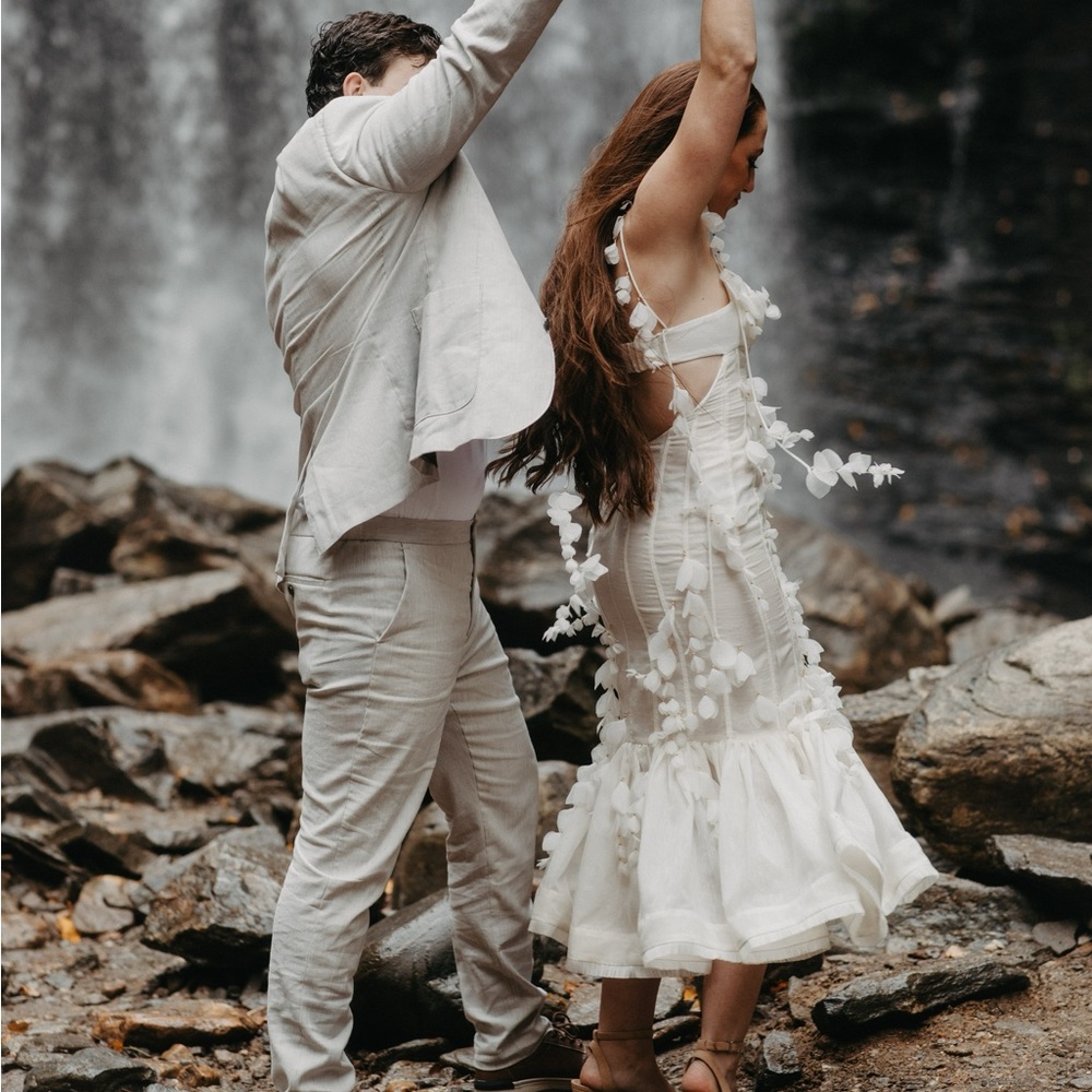 Zimmermann Botanica Silk Linen Petal Gown - Picture 11 of 15